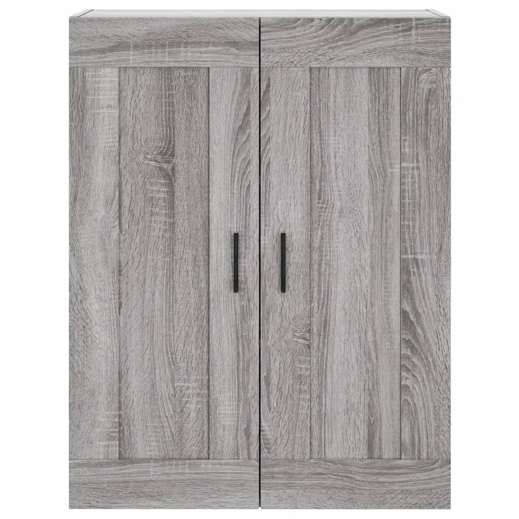 Dulap înalt, gri sonoma, 69,5x34x180 cm, lemn compozit GartenMobel Dekor