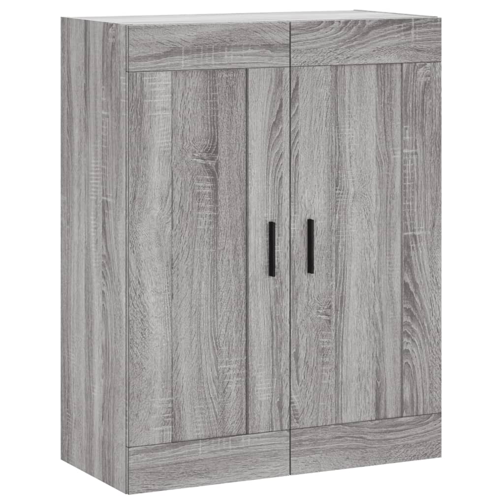 Dulap înalt, gri sonoma, 69,5x34x180 cm, lemn compozit GartenMobel Dekor