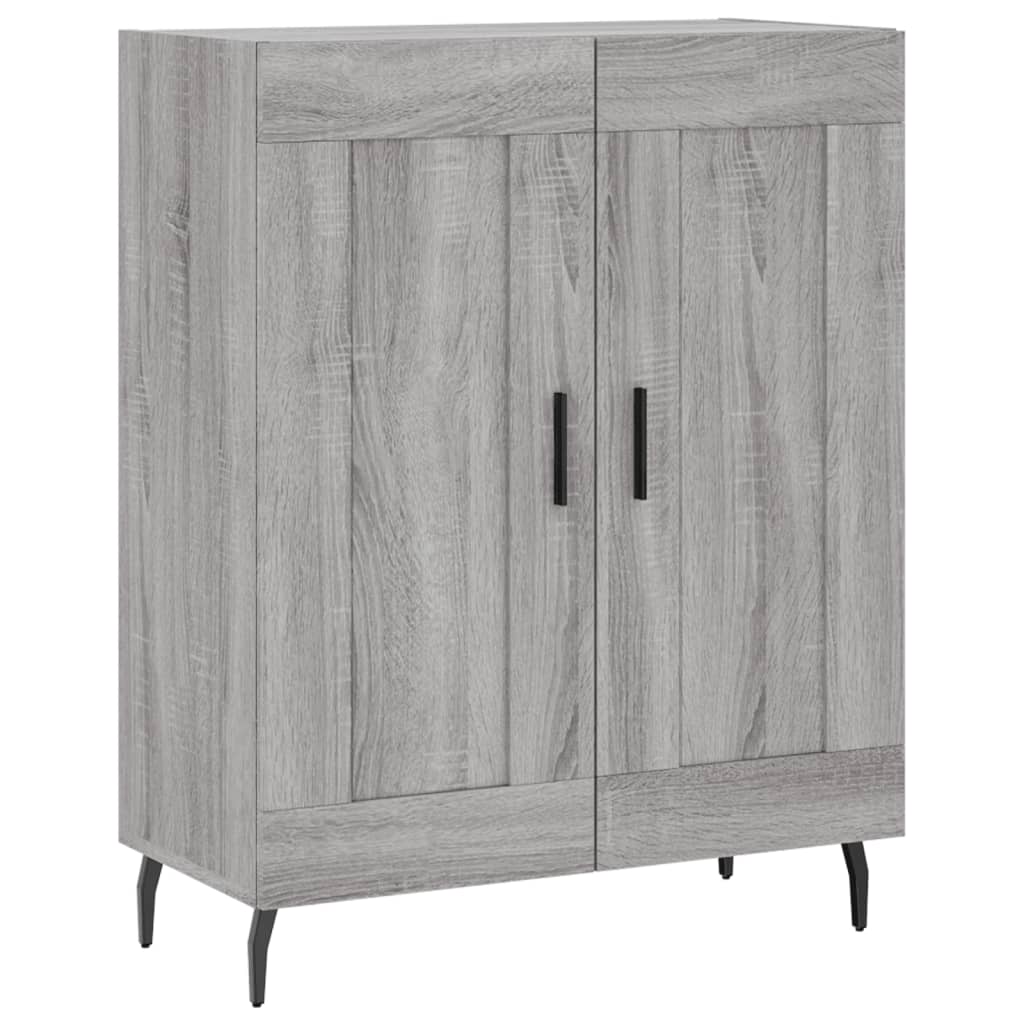 Dulap înalt, gri sonoma, 69,5x34x180 cm, lemn compozit GartenMobel Dekor