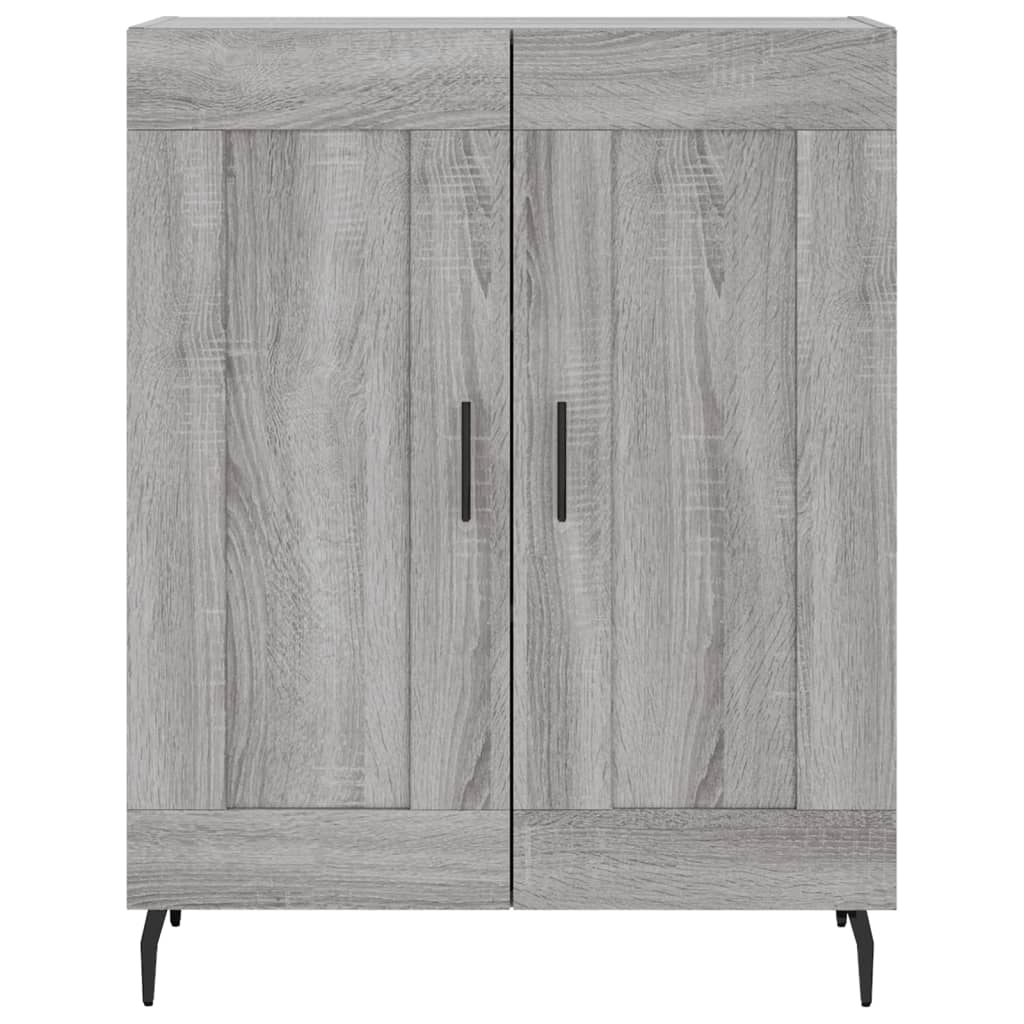 Dulap înalt, gri sonoma, 69,5x34x180 cm, lemn compozit GartenMobel Dekor