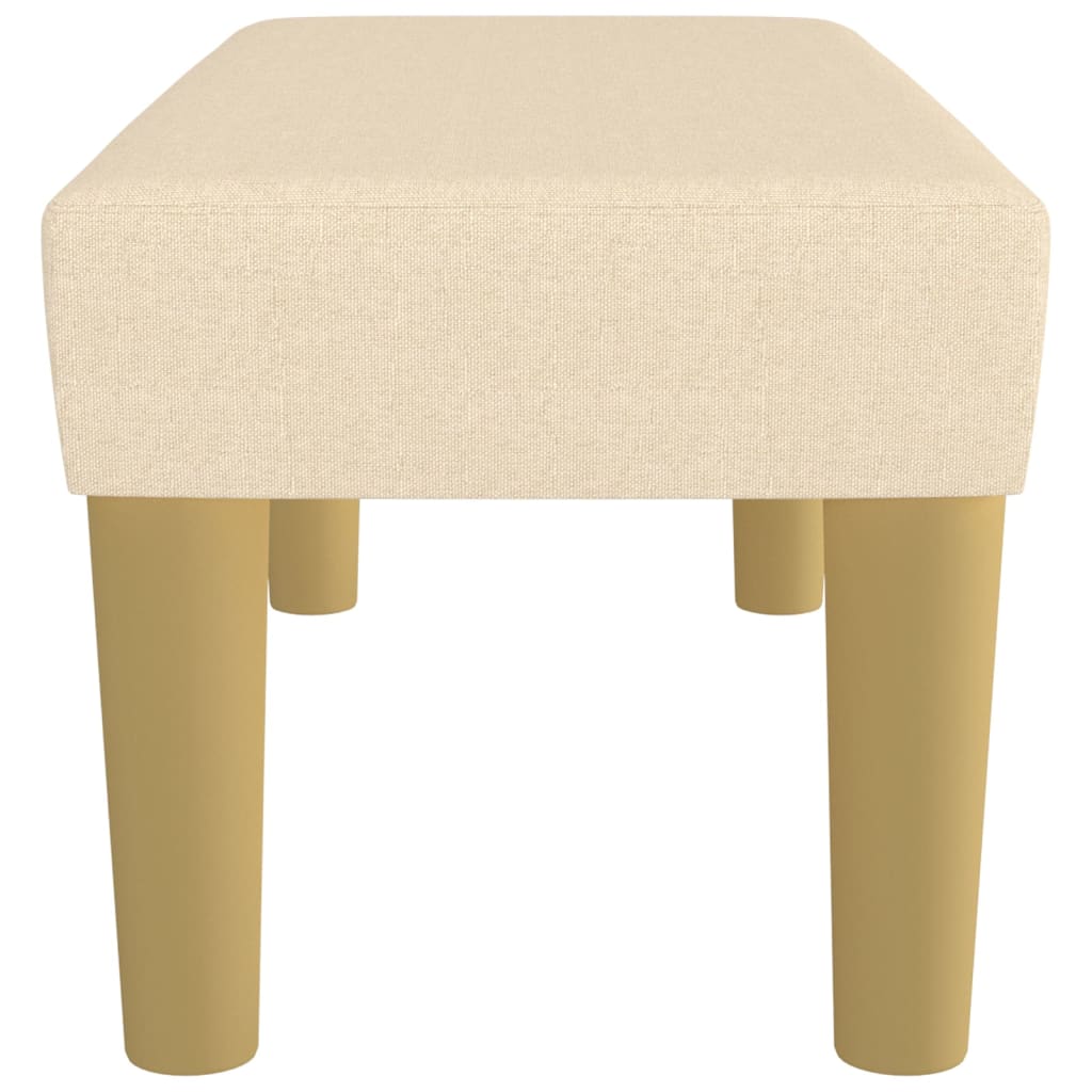 Bancă, crem, 70x30x30 cm, textil GartenMobel Dekor