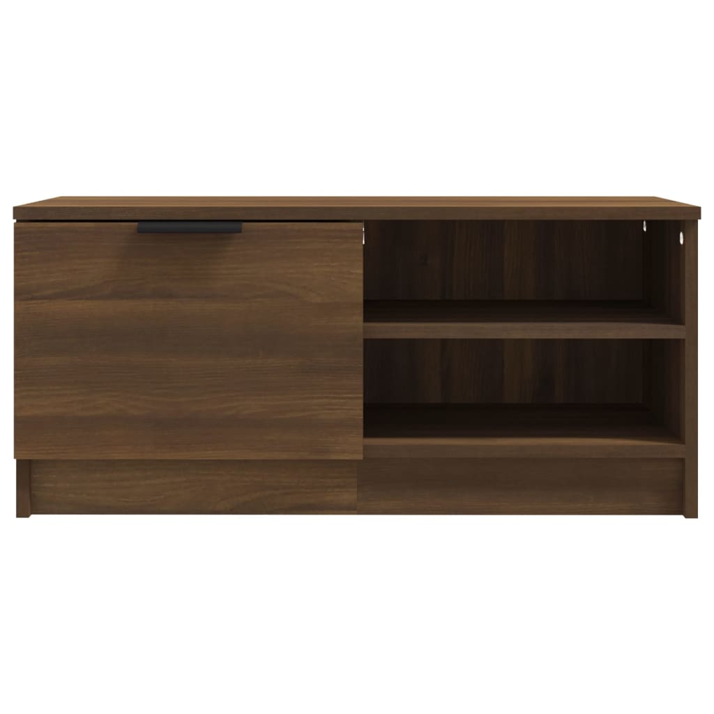 Comodă TV ,2 buc.,stejar maro,80x35x36,5 cm, lemn prelucrat GartenMobel Dekor