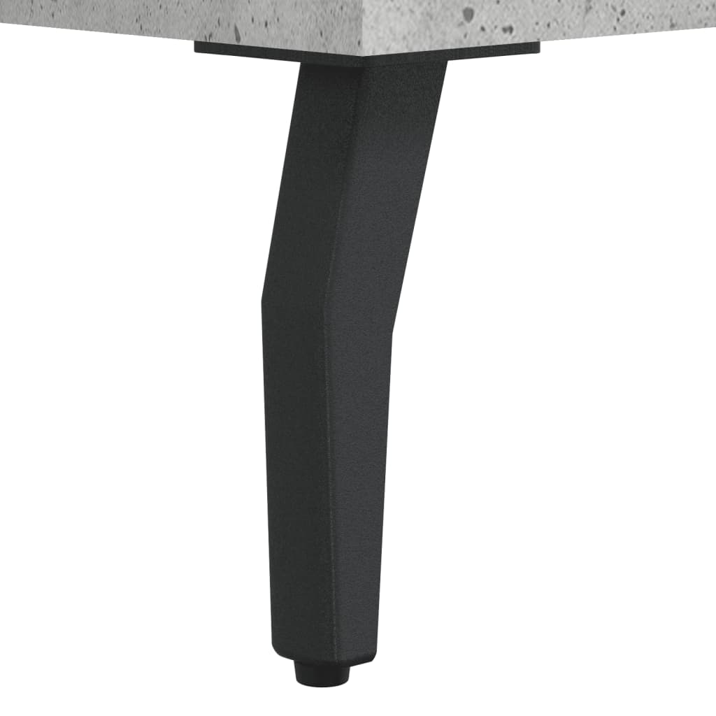 Noptieră, gri beton, 40x35x47,5 cm, lemn compozit GartenMobel Dekor