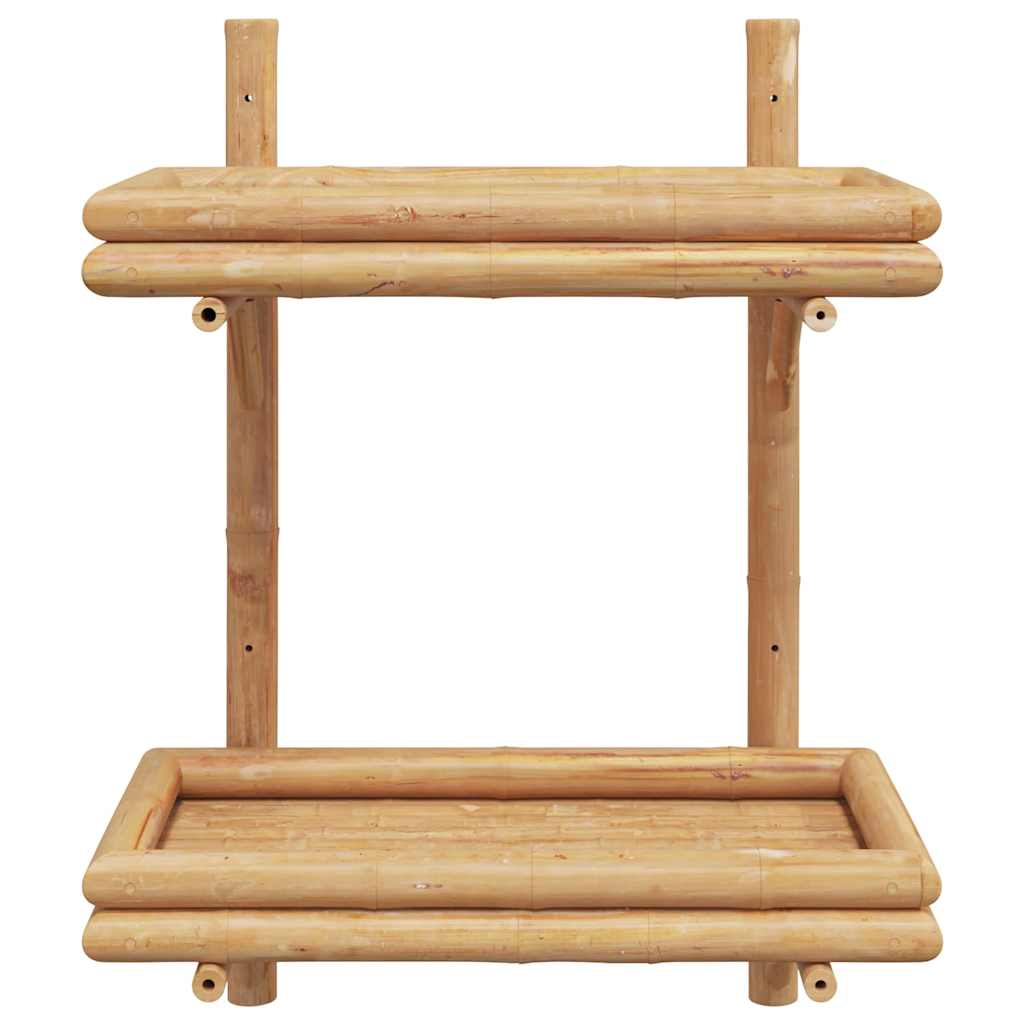 Poliță cu raft Pe perete Maro 45 x 26 x 60 cm Bambus GartenMobel Dekor