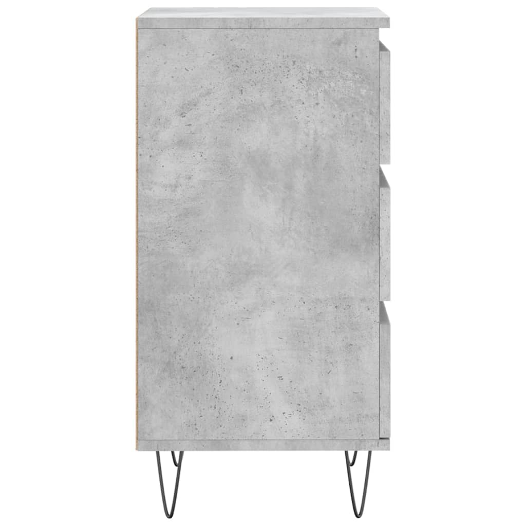 Dulap, gri beton, 40x35x70 cm, lemn prelucrat GartenMobel Dekor