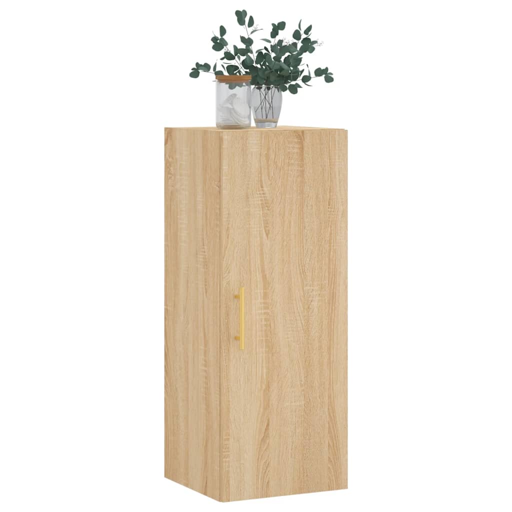 Dulap montat pe perete, stejar sonoma, 34,5x34x90 cm GartenMobel Dekor