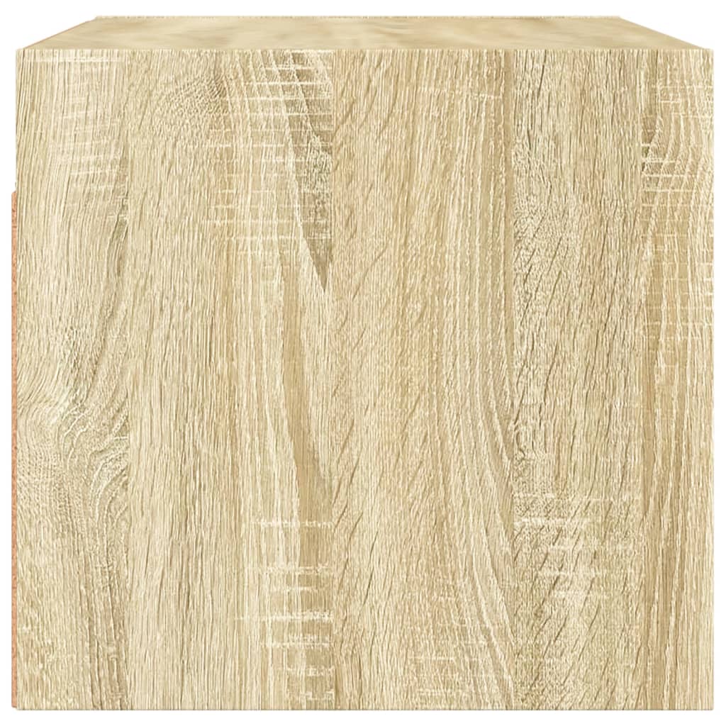 Dulapuri perete uși sticlă 2 buc. stejar sonoma 68,5x37x35 cm GartenMobel Dekor