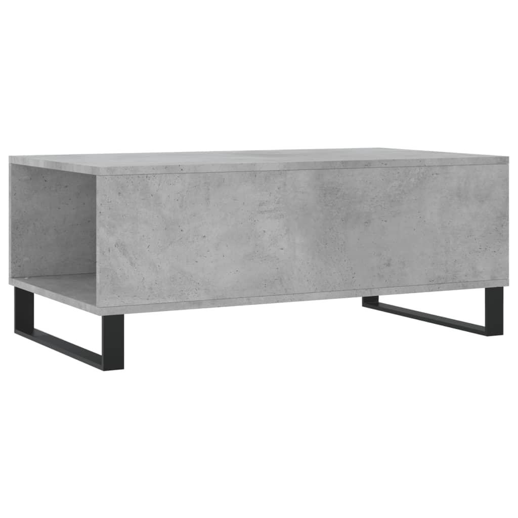 Măsuță de cafea, gri beton, 90x50x36,5 cm, lemn compozit GartenMobel Dekor