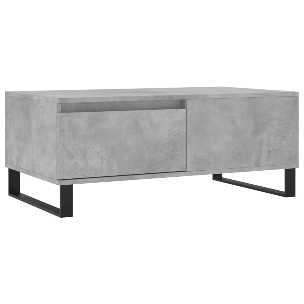 Măsuță de cafea, gri beton, 90x50x36,5 cm, lemn compozit GartenMobel Dekor