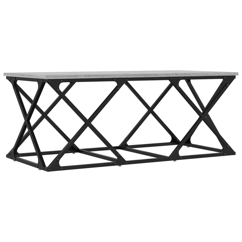 Măsuță de cafea, gri sonoma, 100x49x40 cm, lemn prelucrat GartenMobel Dekor