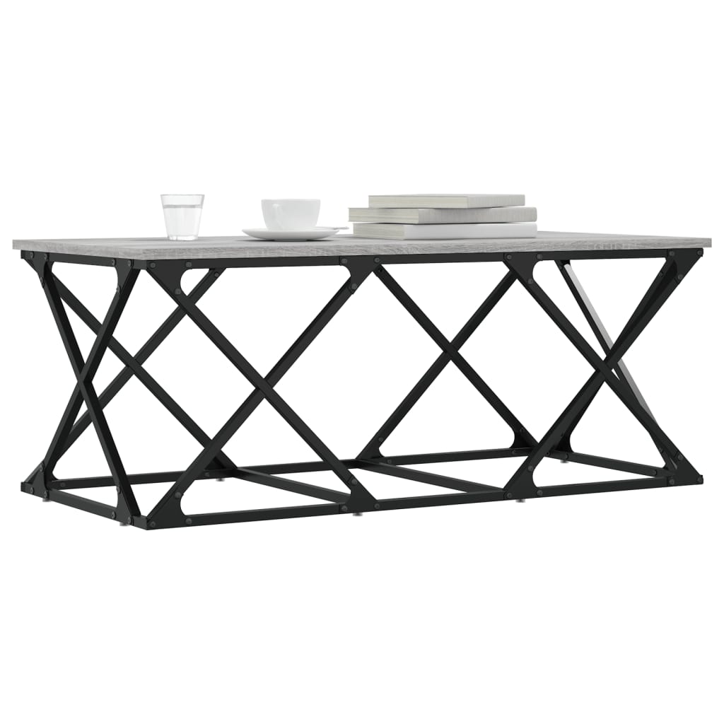 Măsuță de cafea, gri sonoma, 100x49x40 cm, lemn prelucrat GartenMobel Dekor