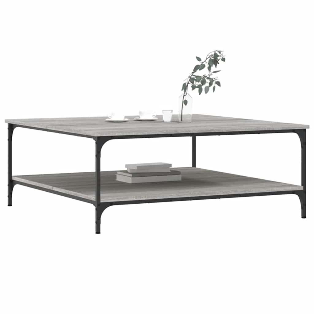 Măsuță de cafea gri sonoma 100x100x40 cm lemn prelucrat GartenMobel Dekor