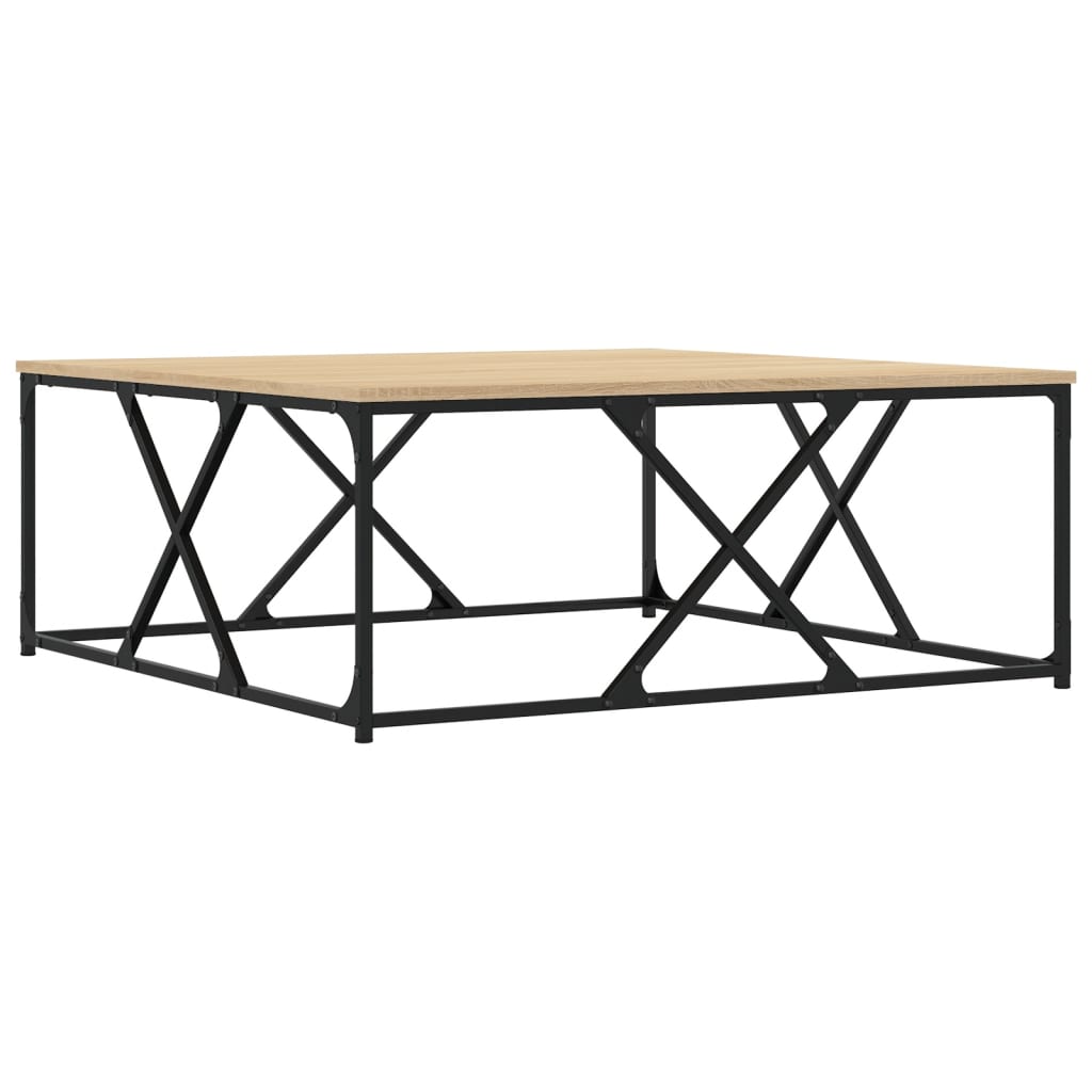 Măsuță de cafea stejar sonoma 100x100x40 cm lemn prelucrat GartenMobel Dekor