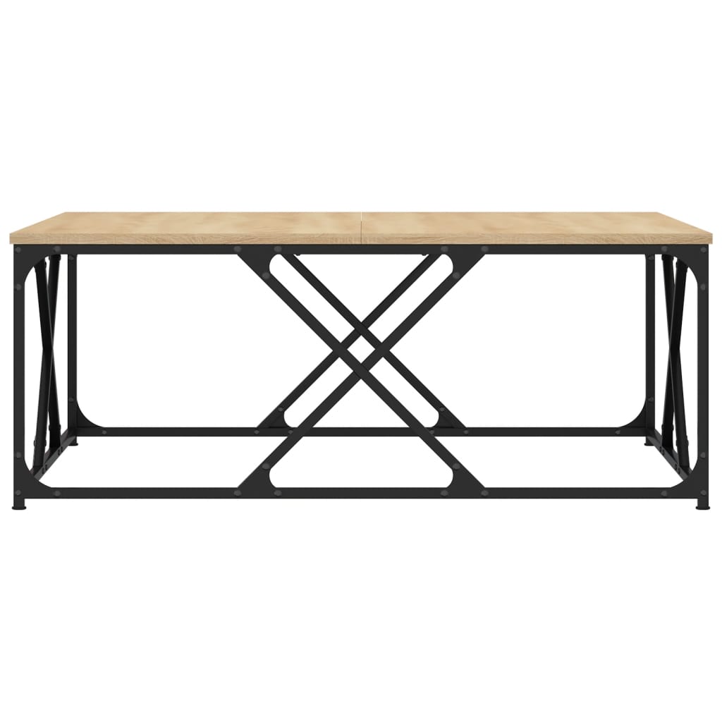 Măsuță de cafea stejar sonoma 100x100x40 cm lemn prelucrat GartenMobel Dekor