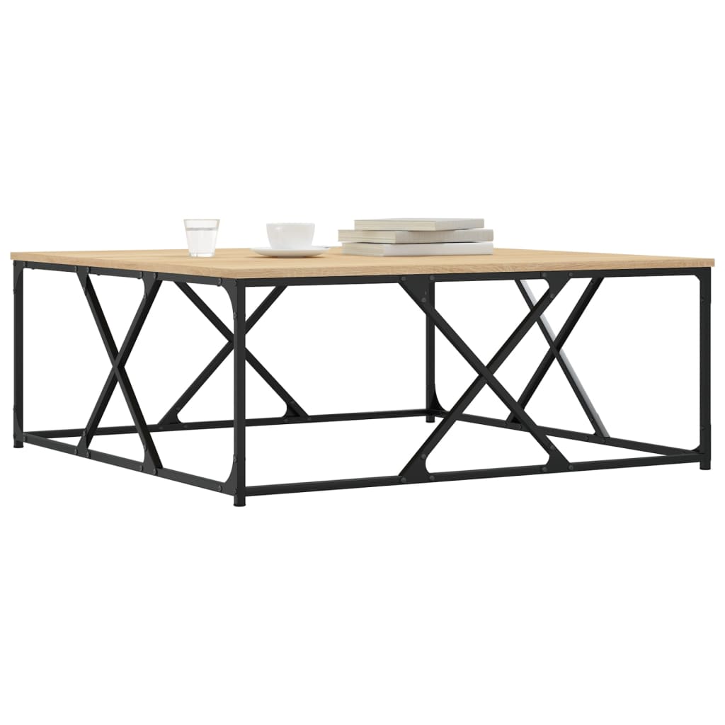 Măsuță de cafea stejar sonoma 100x100x40 cm lemn prelucrat GartenMobel Dekor