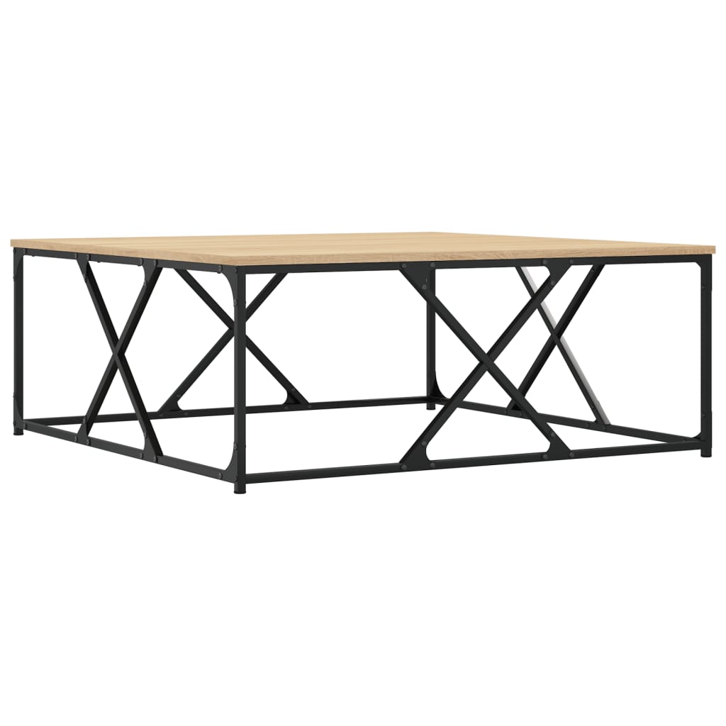 Măsuță de cafea stejar sonoma 100x100x40 cm lemn prelucrat GartenMobel Dekor