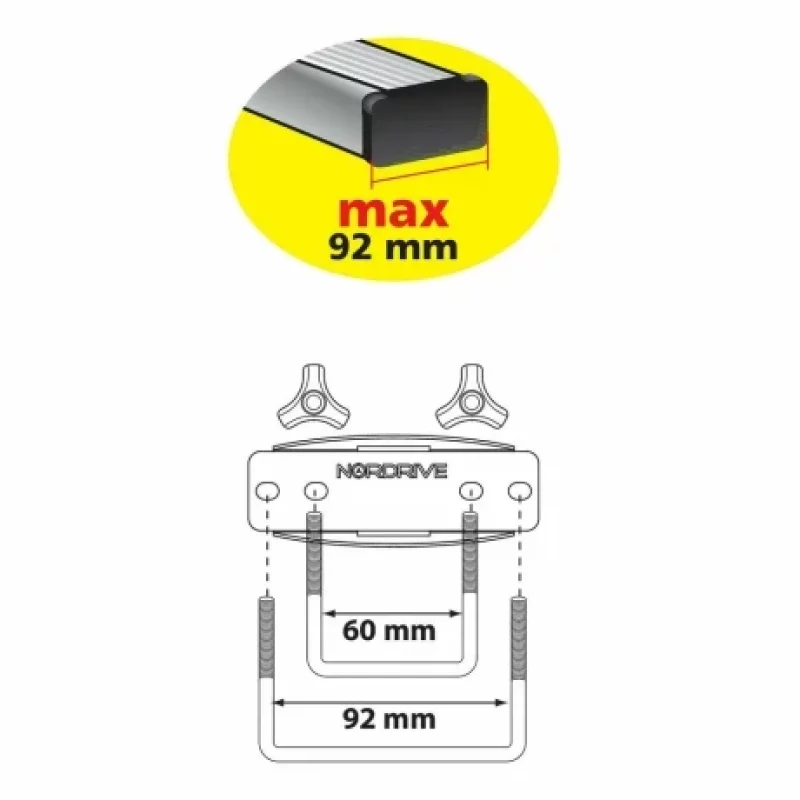 Kit de montaj standard pentru cutie portbagaj Nordrive toata gama piesa de schimb Garage AutoRide