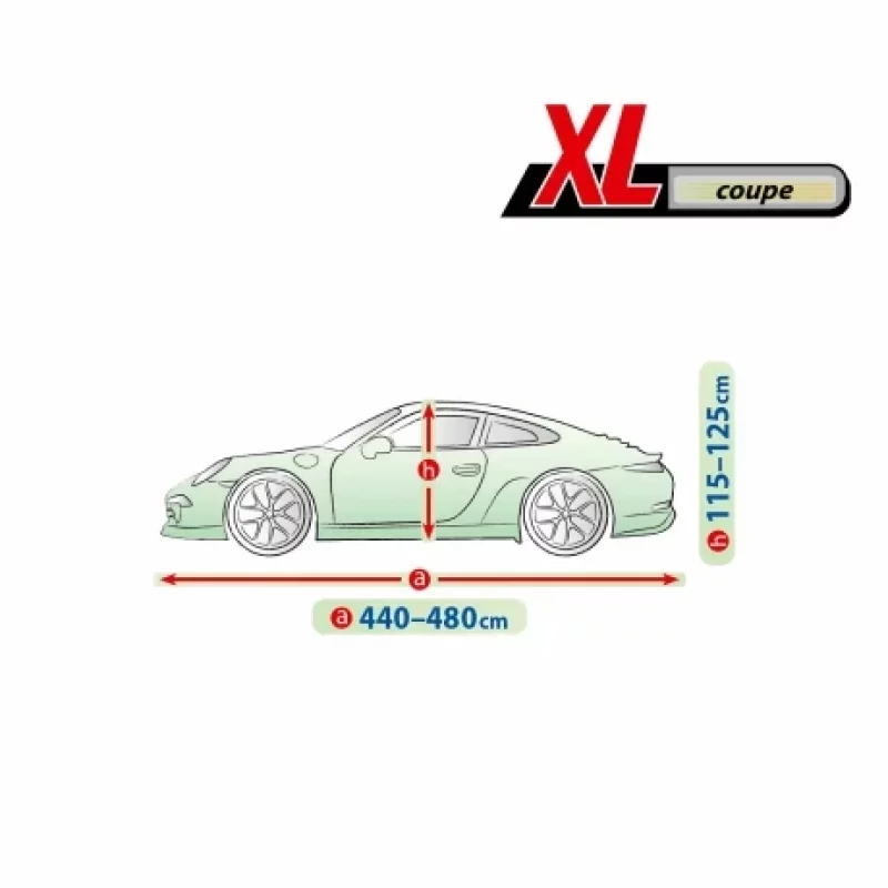 Prelata auto completa Membrane Garage complet impermeabila si respirabila - XL - Coupe Garage AutoRide