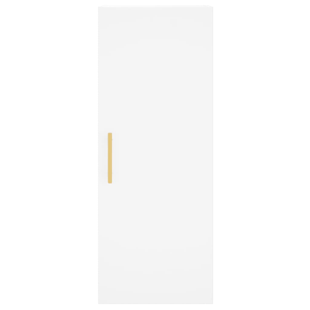 Dulap înalt, alb, 34,5x34x180 cm, lemn prelucrat GartenMobel Dekor