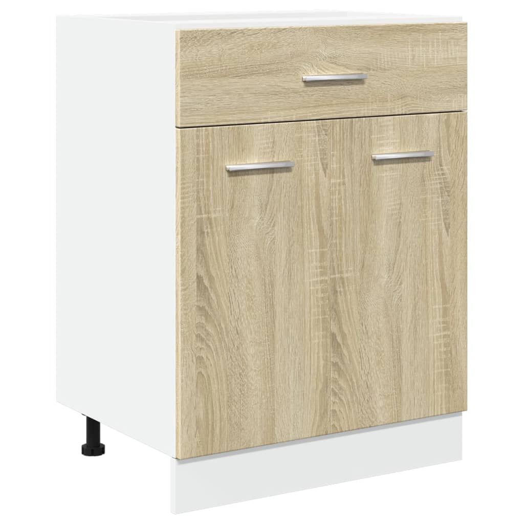 Set dulap de bucătărie “Lyon”, 8 piese, stejar sonoma GartenMobel Dekor