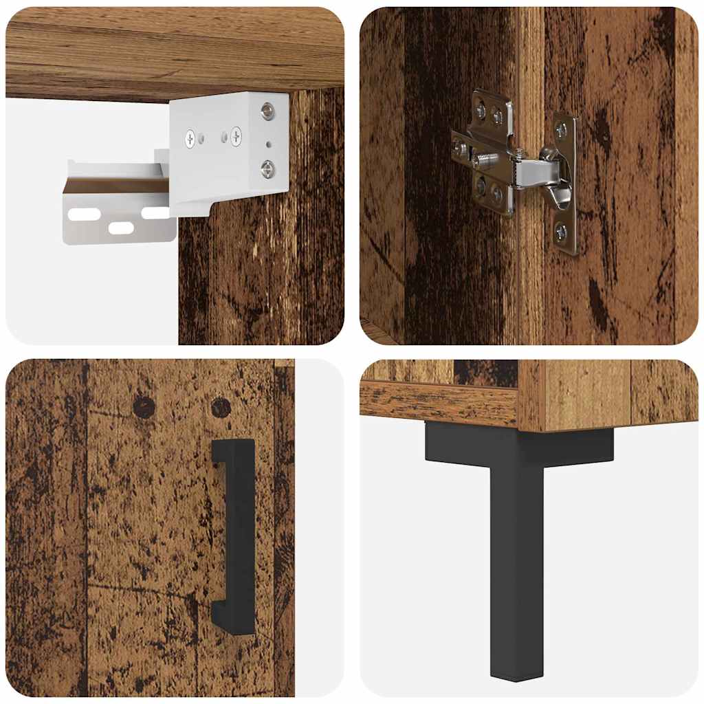 Bufet Lemn vechi 69.5 x 34 x 180 cm Lemn compozit GartenMobel Dekor