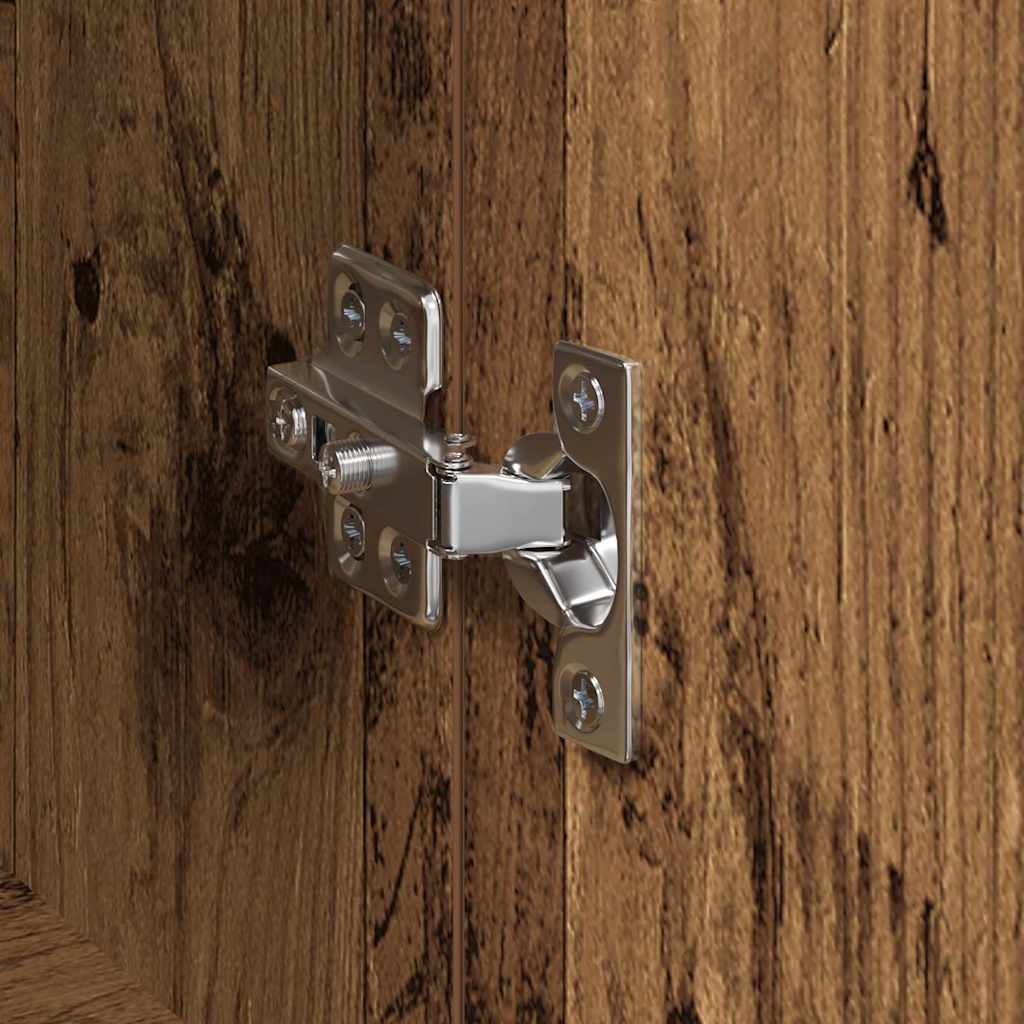 Bufeturi 2 pcs Lemn vechi 120 x 35 x 70 cm Lemn compozit GartenMobel Dekor