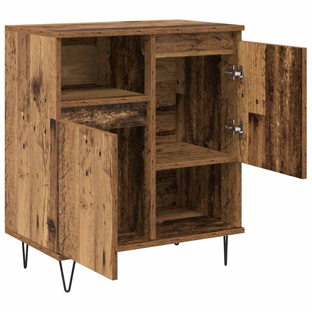 Bufeturi 3 pcs Lemn vechi 180 x 35 x 70 cm Lemn compozit GartenMobel Dekor