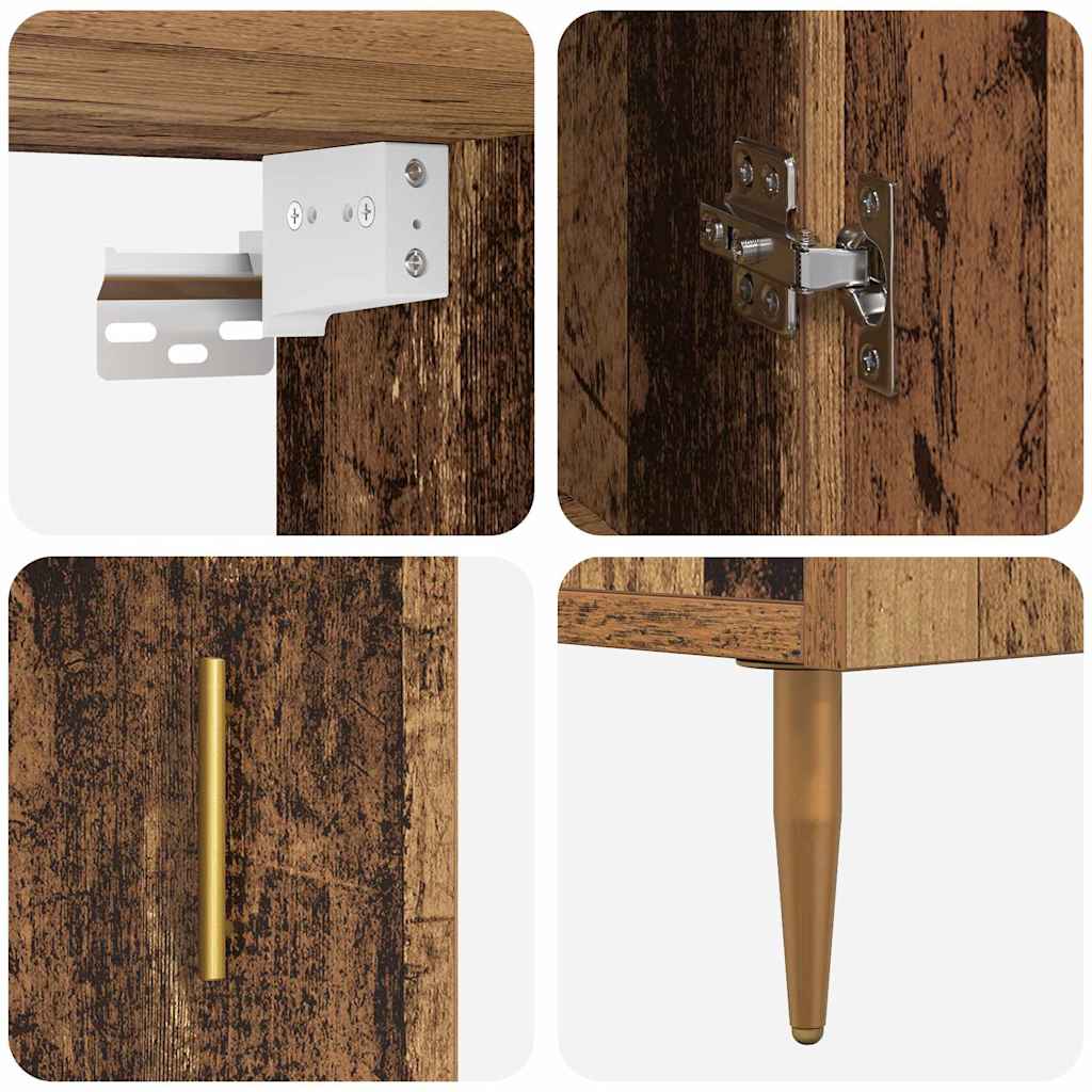 Bufet Lemn vechi 69.5 x 34 x 180 cm Lemn compozit GartenMobel Dekor