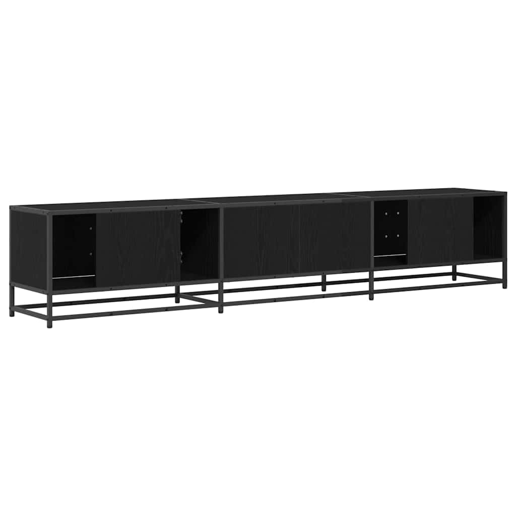 Cabinet TV Stejar negru 210 x 35 x 41 cm Lemn compozit GartenMobel Dekor