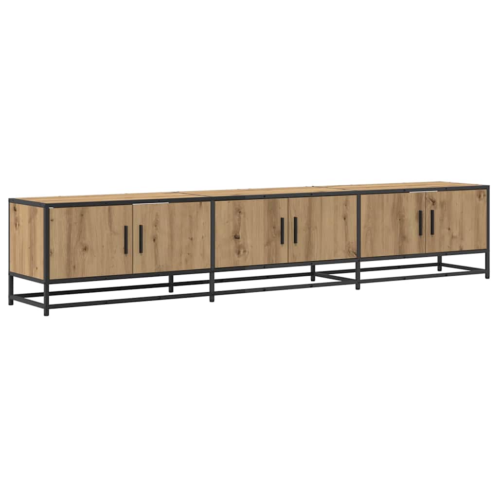 Cabinet TV stejar artizanal 210 x 35 x 41 cm Lemn compozit GartenMobel Dekor
