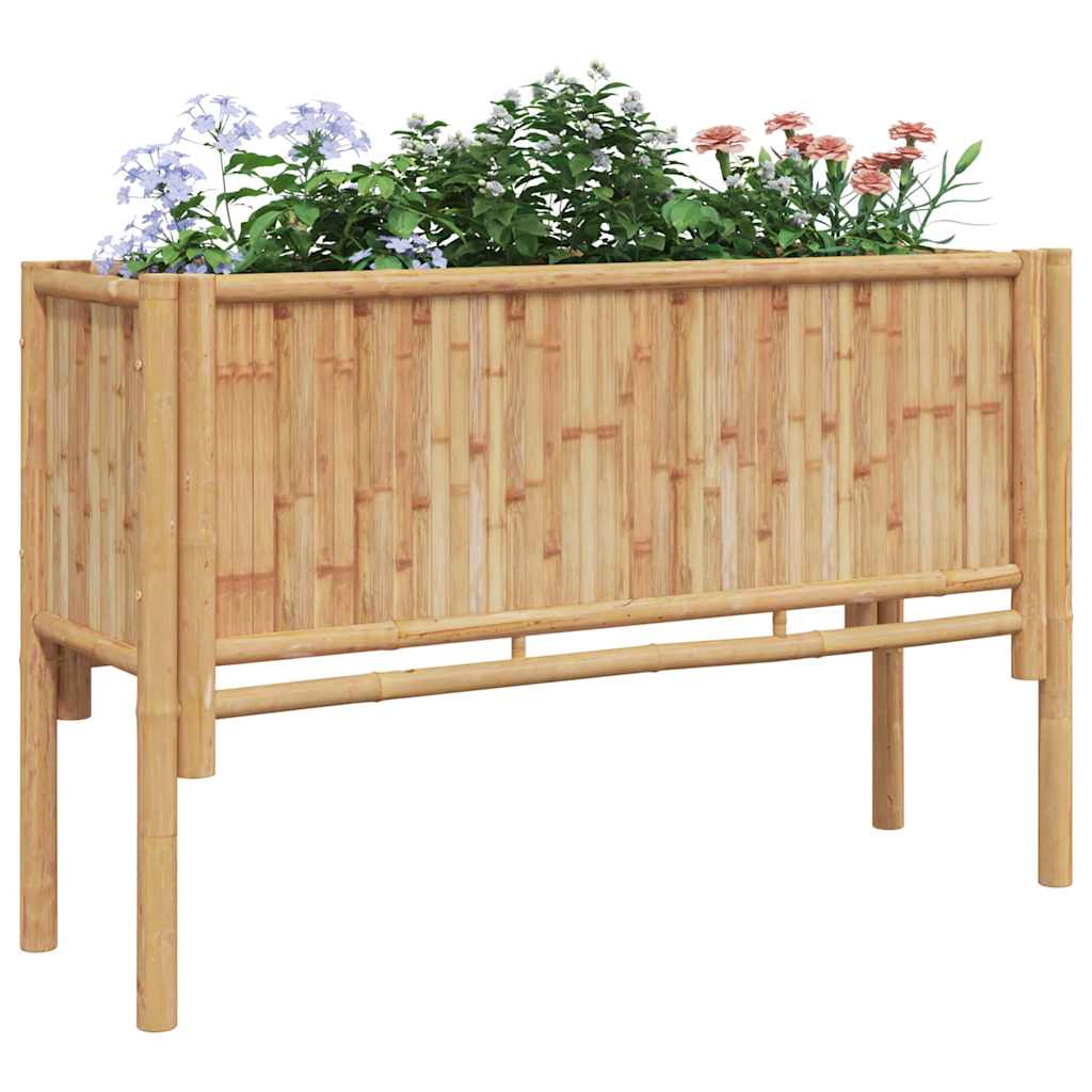 Strat înălțat de grădină Maro 110 x 35 x 70 cm Bambus GartenMobel Dekor