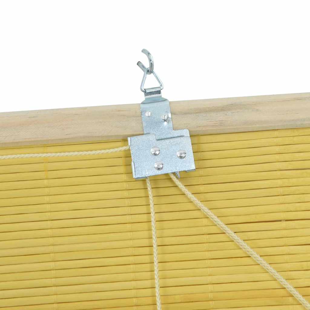 Jaluzele și Rulouri pentru Fereastră cu perdele Galben Bambus GartenMobel Dekor