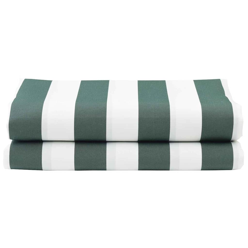 Material de înlocuire pentru copertină Verde, alb 10 x 1.6 m GartenMobel Dekor