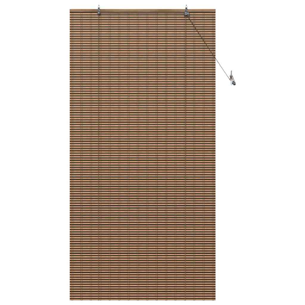 Jaluzea pentru Fereastră cu perdele Maro 120 x 220 cm Bambus GartenMobel Dekor