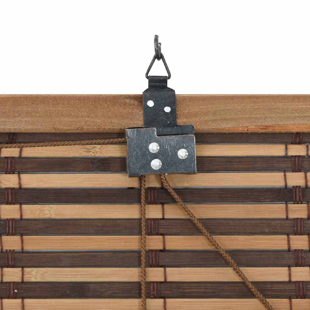 Jaluzea pentru Fereastră cu perdele Maro 120 x 220 cm Bambus GartenMobel Dekor
