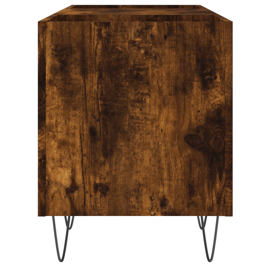 Dulap pentru discuri stejar afumat 121x38x48 cm, lemn prelucrat GartenMobel Dekor