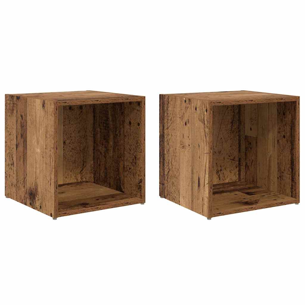 Cabinet TV 2 pcs Maro 37 x 35 x 37 cm Lemn compozit GartenMobel Dekor