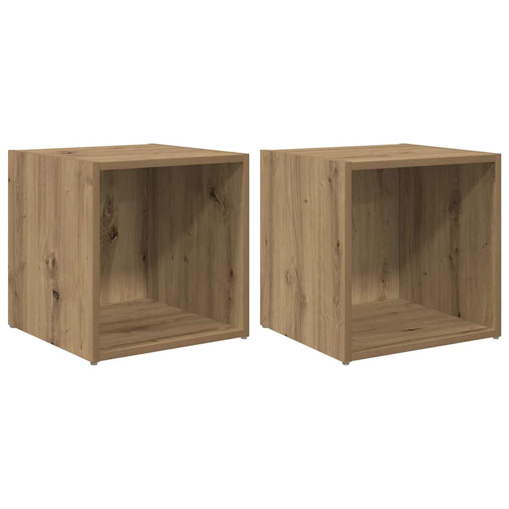 Cabinet TV 2 pcs Maro 37 x 35 x 37 cm Lemn compozit GartenMobel Dekor