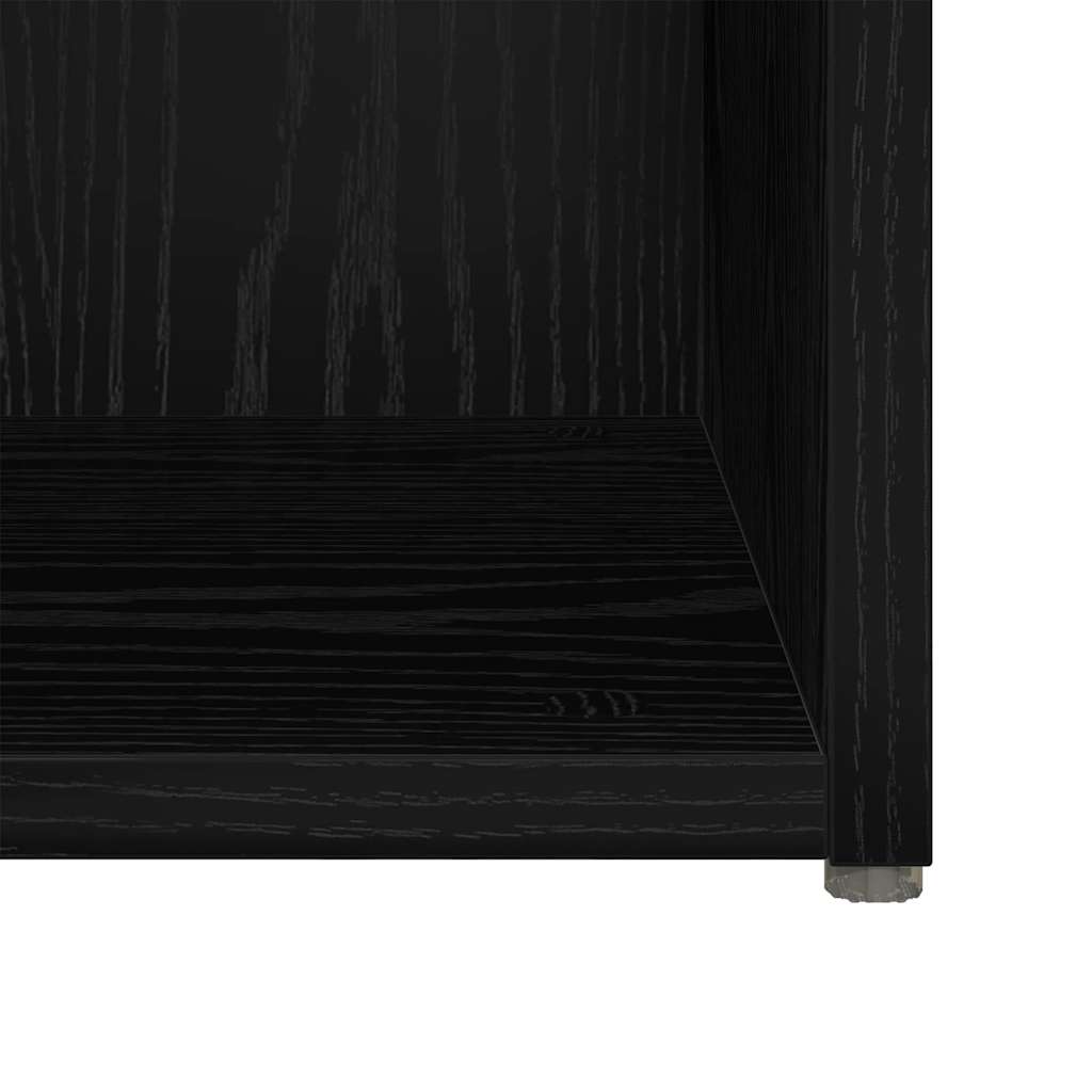 Cabinet TV 4 pcs Negru 37 x 35 x 37 cm Lemn compozit GartenMobel Dekor