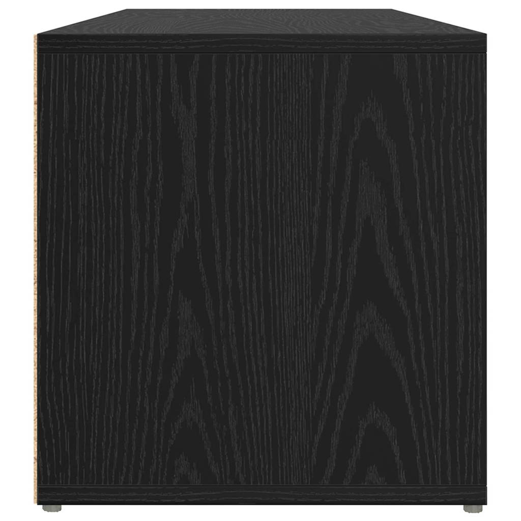 Cabinet TV Stejar negru Lemn compozit GartenMobel Dekor
