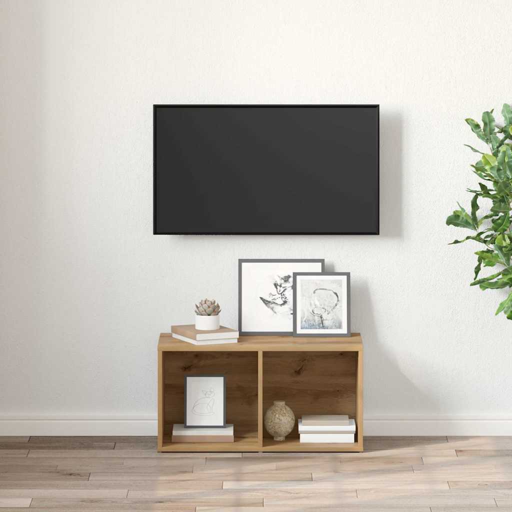 Cabinet TV stejar artizanal Lemn compozit GartenMobel Dekor