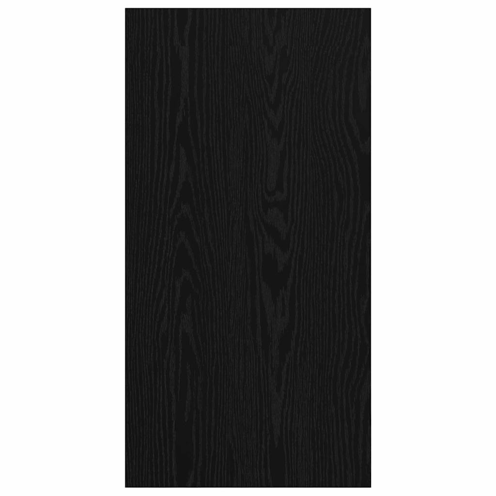 Dulap TV Pe perete Stejar negru 37 x 37 x 72 cm Lemn compozit GartenMobel Dekor