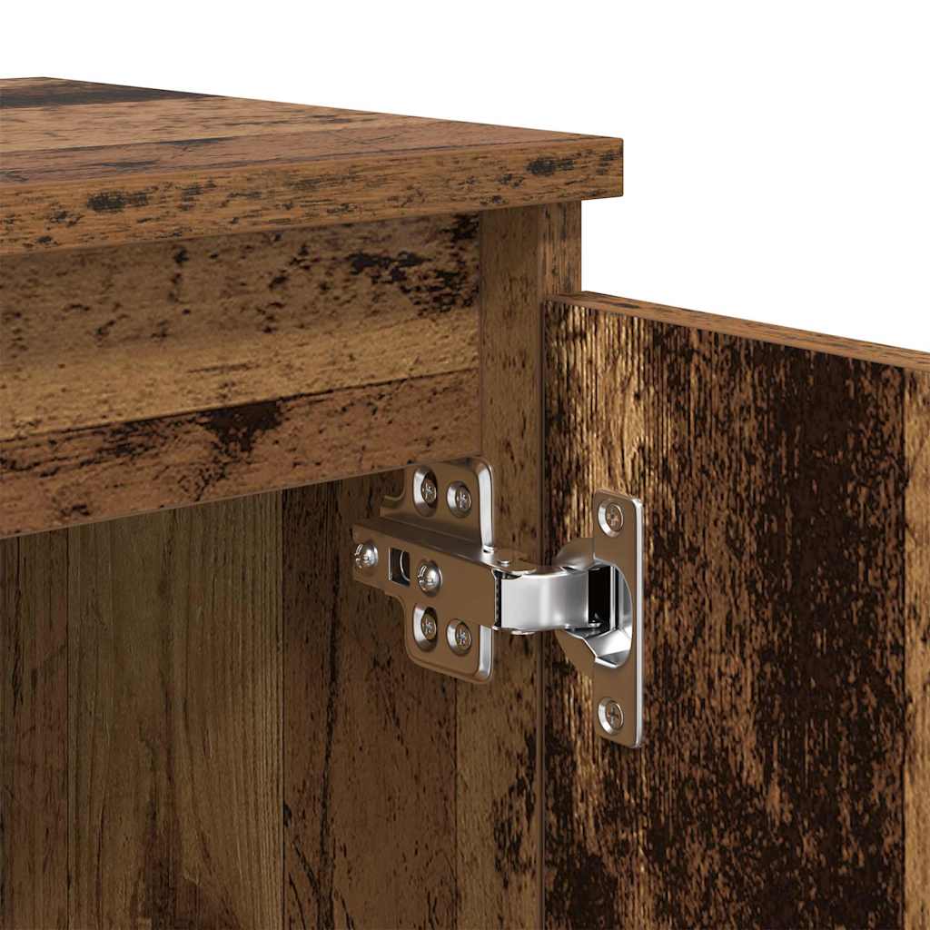 Dulap de noapte Lemn vechi 40 x 30 x 50 cm Lemn compozit GartenMobel Dekor