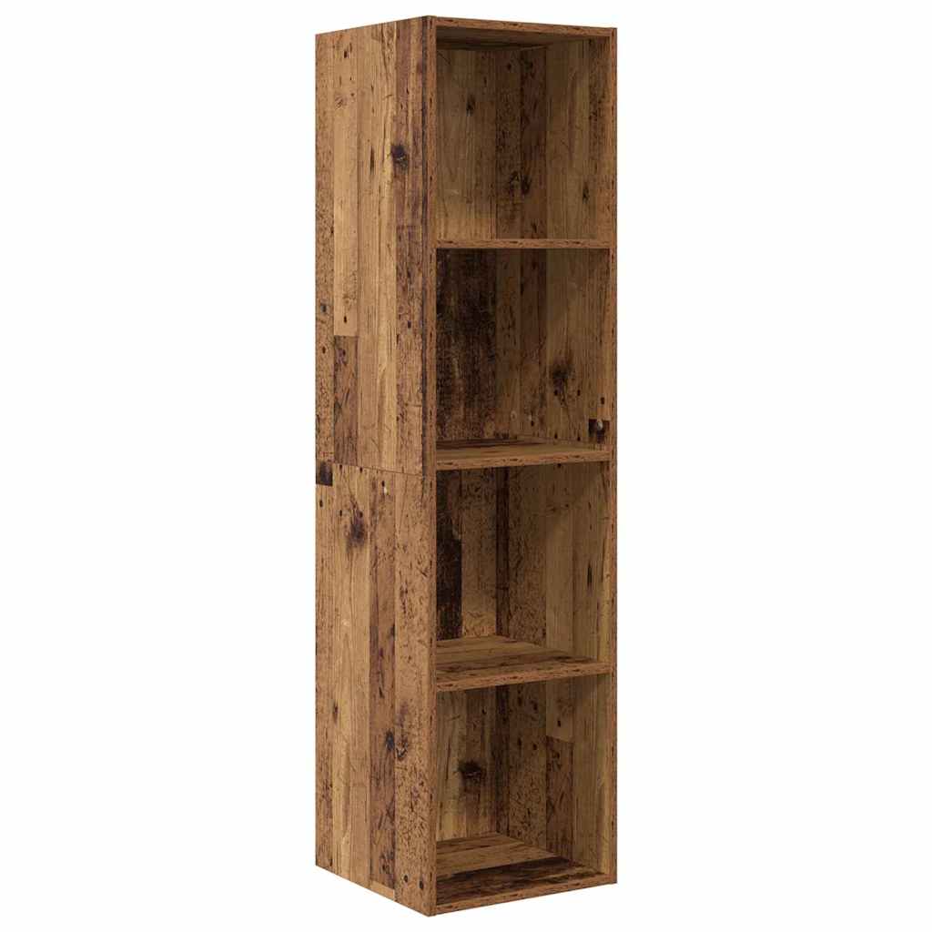 Dulap pentru TV Montat pe Perete Lemn vechi 37 x 37 x 142.5 cm GartenMobel Dekor