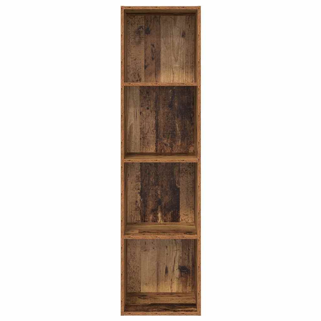 Dulap pentru TV Montat pe Perete Lemn vechi 37 x 37 x 142.5 cm GartenMobel Dekor