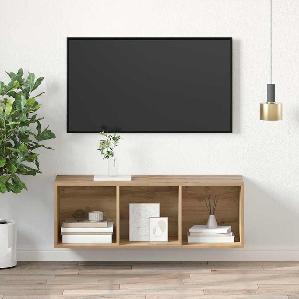 Dulap pentru TV Montat pe Perete Pe perete stejar artizanal GartenMobel Dekor