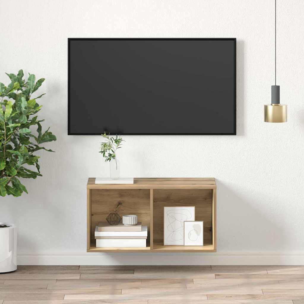 Dulap pentru TV Montat pe Perete Pe perete stejar artizanal GartenMobel Dekor