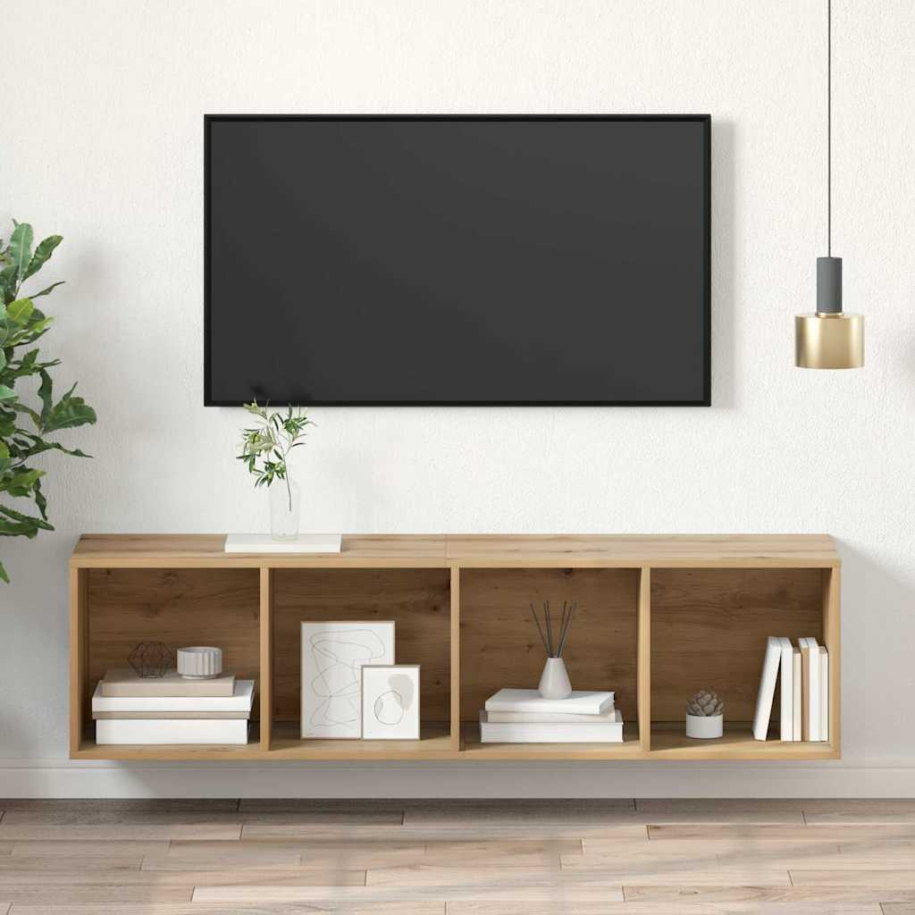 Dulap pentru TV Montat pe Perete Pe perete stejar artizanal GartenMobel Dekor