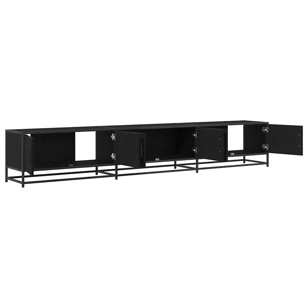 Cabinet TV Stejar negru 240 x 35 x 41 cm Lemn compozit GartenMobel Dekor