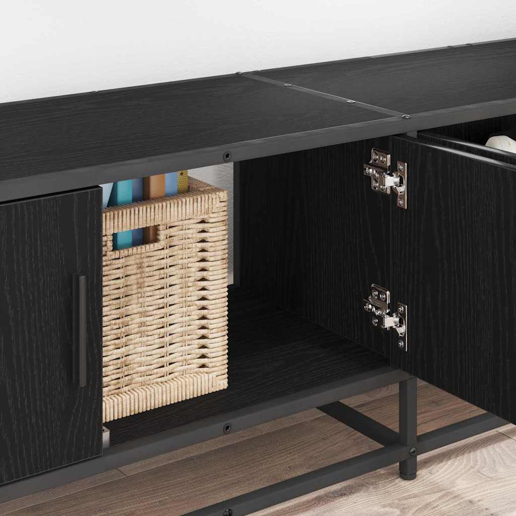 Cabinet TV Stejar negru 240 x 35 x 41 cm Lemn compozit GartenMobel Dekor